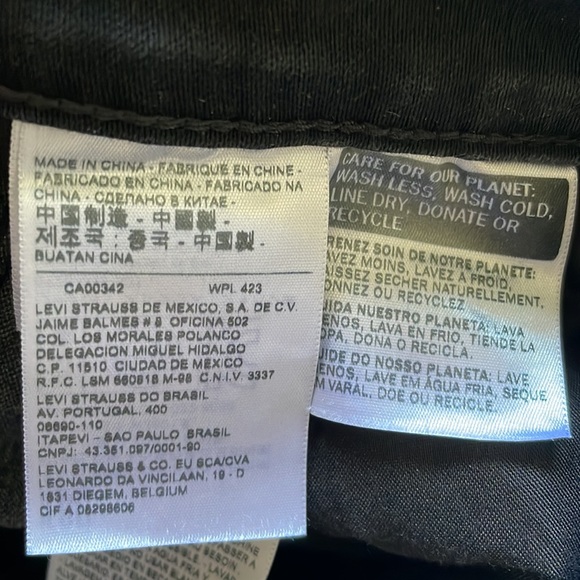 Women’s Levi’s Mid Rise Skinny Jeans Black Size 6 - Picture 6 of 15